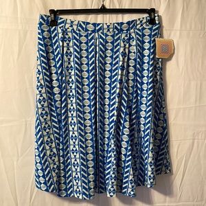 2XL BLUE/WHITE LULAROE MADISON
